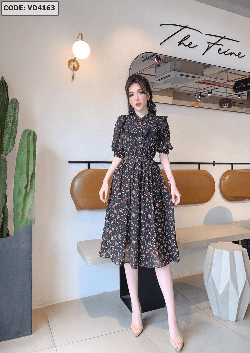 Tổng Hợp Hơn 57 Về Chân Váy Hoa Nhí Vintage Hàn Quốc Đẹp Tổng Hợp Hơn 57  Về Chân Váy Hoa Nhí Dáng Dài